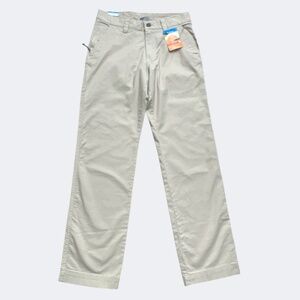 Columbia Flex ROC Pants Mens 30x32 Beige Omni-Shade UPF 50 Sun Protection Hiking